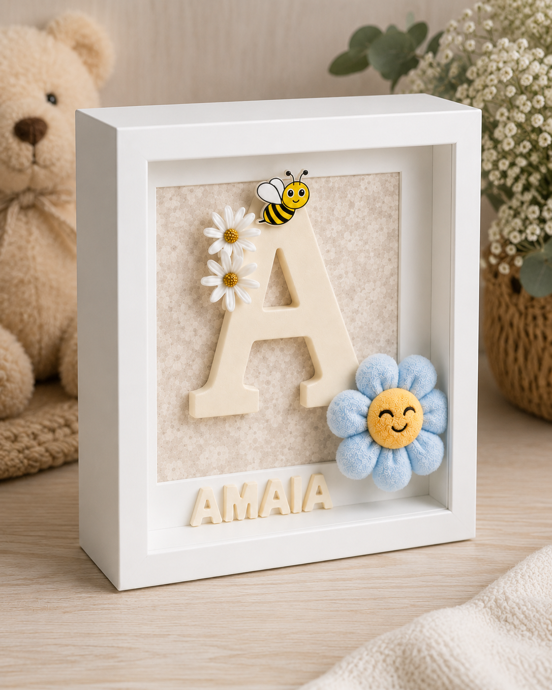 Gepersonaliseerde 3D Naamlijst voor de Babykamer
